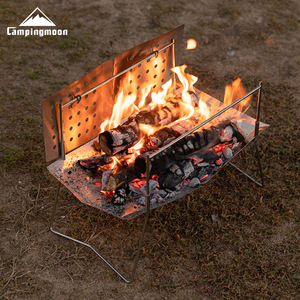 Paravent pliable en acier inoxydable <span class=keywords><strong>Colman</strong></span> SOLO-D Solo A4 avec protection contre le vent et les flammes pour le camping et les pique-niques - Product Image 5