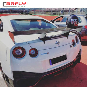 สปอยเลอร์หลังคาร์บอนไฟเบอร์เต็มรูปแบบ สไตล์นิสโม สำหรับรถยนต์นิสสัน จีทีอาร์ อาร์35 ปี 2008 - <span class=keywords><strong>2023</strong></span> - Product Image 5