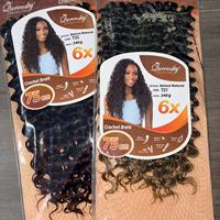 Capelli Sintetici Ricci in Fibra ad Alta Temperatura, Stile Dea, Versatili e Lusinghieri, 29.5 pollici, 240g, Trama Singola, Beleza Natural Hair