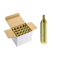Vente en gros de cartouches de CO2 non filetées de 12 g, cylindre de gaz en acier haute pression pour pistolet à air comprimé, pistolet à billes, paintball