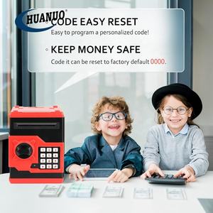 Bambini ATM plastica educativo multifunzione Password elettronica moneta salvadanaio giocattoli salvadanaio risparmio scatole di denaro per i bambini - Product Image 2