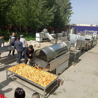 Gaz de pommes de terre frites faisant la machine