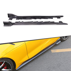 Gonna laterale in fibra di carbonio accordatura prestazioni leggero aggiornamento aerodinamico accessori sportivi per Toyota Supra A90 <span class=keywords><strong>2019</strong></span> + - Product Image 2