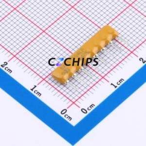 4608X-101-104LF ตัวต้านทานแบบเครือข่าย SIP-8-2.54 มม. (จำนวนตัวต้านทาน: 7 ตัว) (ค่าความต้านทาน: 100kโอห์ม ความแม่นยำ: 2%) - Product Image 1