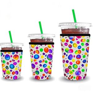 Paquete de 3 Fundas Reutilizables Personalizadas para Café Helado, Funda Aislante para Bebidas Frías, Portavasos de Neopreno para Café, Helado, Té con Leche - Product Image 4