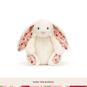 Megan British Osterdekorationen, Süßes Herz-Kaninchen-Plüschtier, Niedliche und Kuschelige Kombination, Geschenk für Mädchen - Product Image 6