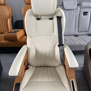 เบาะหนังสุดหรูแบบ Aero พร้อมคุณสมบัติอิเล็กทรอนิกส์กันน้ำ สำหรับรถบ้าน มอเตอร์โฮม รถตู้ VIP และรถบัส สำหรับการปรับเปลี่ยนด้านหน้า - Product Image 1
