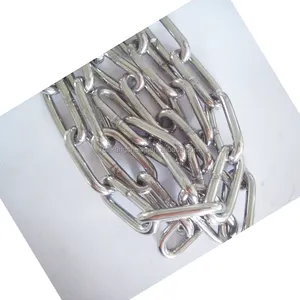 4mm long chain link Manufacturer High Quality Welded Long Stainless Steel Link Chain