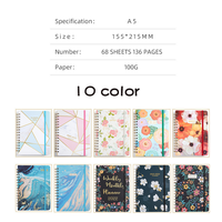 Carnet de notes A5 spirale personnalisé, design exquis, agenda hebdomadaire, liste de tâches, planificateur, impression de logo personnalisée