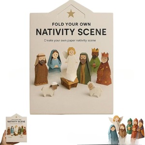 Set de <span class=keywords><strong>Origami</strong></span> Navideño Pafu, Juguete de Papel 3D Plegable Hecho a Mano, Regalo Navideño para Niños - Product Image 2