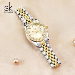 Reloj de Pulsera de Cuarzo de Lujo para Mujer, Caja de Acero Inoxidable 904L con Incrustaciones de Zirconia de Grado VVS, Resistente al Agua - Product Image 6