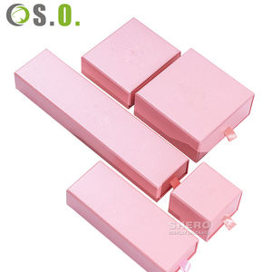 Caja Deslizante de Cartón Kraft para Empaque de Joyería, con Logotipo Dorado Personalizado, para Collares y Anillos - Product Image 2