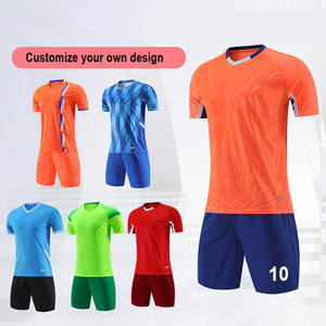 高品质足球球衣数码印花涤纶足球球衣定制空白足球衫和顶级足球队服套装 - Product Image 1