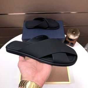 Best-selling Summer Leather Men's Sandals Fashion slippers Leather <b>Shoes</b> Men - Product Image 1