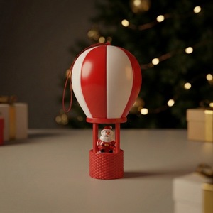 Christmas Hot Air Balloon Lantern LED Candle <b>Light</b> Hanging Ornament for <b>Xmas</b> <b>Tree</b> Desktop Holiday Party Decoration - Product Image 4