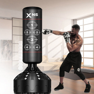 Chuyên nghiệp nặng đấm túi cho <span class=keywords><strong>boxing</strong></span> đào tạo miễn phí đứng PVC mục tiêu với nước hoặc cát Điền - Product Image 3