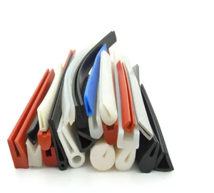 Bande d'étanchéité en caoutchouc personnalisée de haute qualité, bande d'étanchéité en forme de U/H/D/T, matériau EPDM/Silicone pour machines et construction - Product Image 5