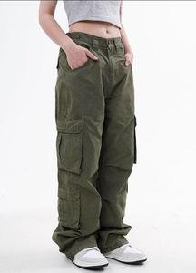 High Waist <strong>Three</strong> <strong>Quarter</strong> Vintage Security Slim Fit Work <strong>Pants</strong> 100% Cotton Men Tactical Ukay Wholesale Embroidered Canvas - Product Image 6