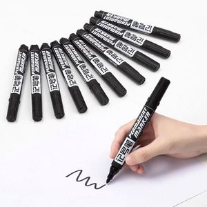 Custom Quality Single-Head <b>Permanent</b> <b>Marker</b> Pen Large 6Mm Writing Width Oil-Based Wear-Resistant Ink Multi-Colored - Product Image 3