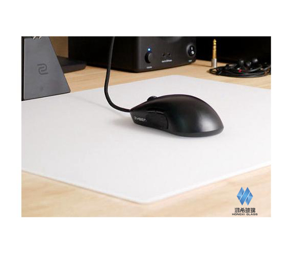 AG Toughened Anime Touch Pad Gaming Mouse Pad Durable Flat Electronic Glass Mouse Pad with Silkscreen for Outdoor Industrial Use