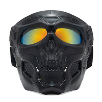 Masque de moto, lunettes de protection, masque de motocross, masque de course, masque de sport, casque tactique, matériau ABS, masque intégral, coupe-vent, anti-lumière