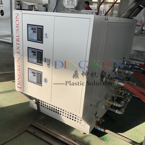 Línea de producción automática de láminas de mármol de PVC Dingkun, máquina de fabricación de láminas de mármol Artificial de PVC, línea de extrusión de Panel de mármol de PVC - Product Image 3