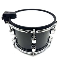 Kit de conversion de batterie électronique acoustique à double zone avec déclencheur externe, 5 transducteurs pour caisse claire et toms, installation facile, prise jack 6,3 mm