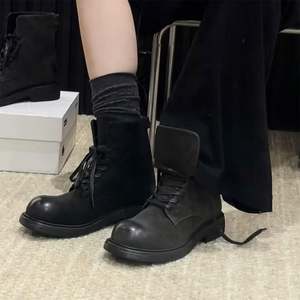 <span class=keywords><strong>Botas</strong></span> de Diseñador para Mujer y <span class=keywords><strong>Hombre</strong></span>, Botines Martines, Botines de Plataforma Mini, Zapatos de Media Caña, Cuero - Product Image 5