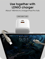 Câble de charge rapide LDNIO LC212C 65W PD QC USB, câble de données 65W PD Type-C vers Type-C, coque en alliage de zinc, 1M/2M, câble de charge et de synchronisation