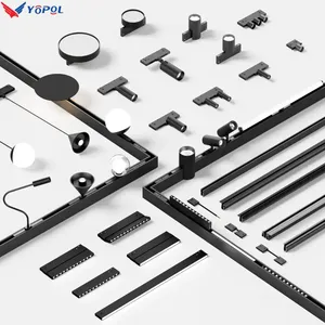 <span class=keywords><strong>ไฟ</strong></span>รางแม่เหล็ก LED 48V แบบบางพิเศษระบบไฟแบบฝังเพดานรางแบบเรียบติดเพดานดีไซน์ทันสมัยทำจากโรงงาน - Product Image 6