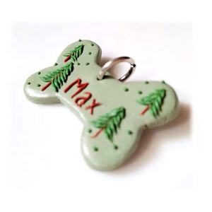 개를위한 투명 개 태그 칼라 애완 동물 ID 장식 맞춤 개 태그 - Product Image 4