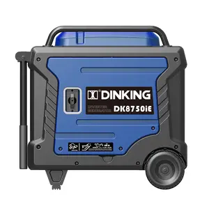 Dinking Portable Gasoline Powered Quiet Inverter Generator with Remote Start & Parallel Capability