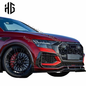 Car Styling Fibra de carbono <span class=keywords><strong>ABT</strong></span> Style Front Lip Canards Difusor trasero Puntas de escape Kit de carrocería para au-di <span class=keywords><strong>Q8</strong></span> RSQ8 Bodykit - Product Image 5