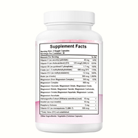 Capsules de complexe de magnésium 20-en-1 OEM pour femmes : Améliore la mémoire, le sommeil, la santé musculaire, osseuse et cardiaque, et favorise la relaxation