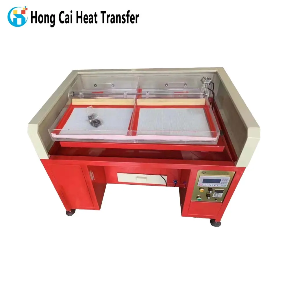 Hongcai elmas ısı sabitleme özel rhinestone ısı transferi desen kumaş otomatik sabitleme için rhinestone makinesi