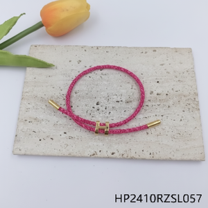 Bracciale in stile Vintage per le donne grazioso Design a catena alla moda accessorio per feste Casual con motivo geometrico chiave perla principale - Product Image 1