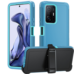Nueva funda móvil para Xiaomi <span class=keywords><strong>Honor</strong></span> X7A X9A MI11T con Clip para cinturón Estuche de armadura dura TPU + PC Estuche para teléfono a prueba de golpes - Product Image 2