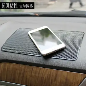 Car Interior Accessories Large Size Pu Sticky Anti-Slip Gel Pad Premium PVC Universal Non-Slip Dashboard Mat for Cell Phones