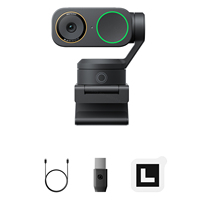 Caméra Insta360 Link 2 Pro/Link 2C Pro PTZ AI 4K étanche à 360 degrés avec autofocus CMOS et diffusion en direct avec microphone pour drones