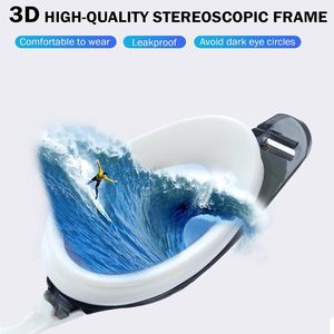 ワイドビュースイミングゴーグルプロフェッショナル防曇UVプロテクション漏れなし女性男性用スイムゴーグル - Product Image 5