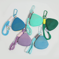 Sac de rangement en maille d'été 2026 avec sangle de suspension, porte-monnaie de poignet, étui portable pour écouteurs, sac pendentif porte-clés, cordon de suspension pour portefeuilles