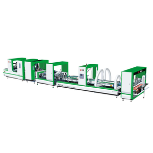 Tốc độ cao hoàn toàn tự động đôi hộp thư mục gluer máy 4 & 6 góc hộp dán bao bì tạo thành máy - Product Image 2