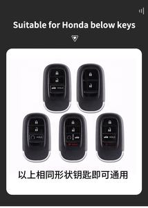 โลหะผสมสัง<span class=keywords><strong>ก</strong></span>ะสีคาร์บ<span class=keywords><strong>อน</strong></span>ไฟเบอร์ TPU เคสกุญแจรถสำหรับ Honda Key Fob <span class=keywords><strong>2022</strong></span> 2023 HR-V CR-V Civic อุปกรณ์เสริม - Product Image 2