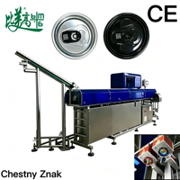 Machine de marquage laser à fibre Alu Cap Chestny Znak GS1DataMatrix EZCAD pour ligne de production de canettes de bière, traçabilité un article un code