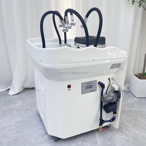 Lit de shampooing portable Adiustahle Thai <span class=keywords><strong>6D</strong></span> pour la thérapie capillaire, bac à shampooing pour spa capillaire, bac à shampooing mobile détachable - Product Image 3
