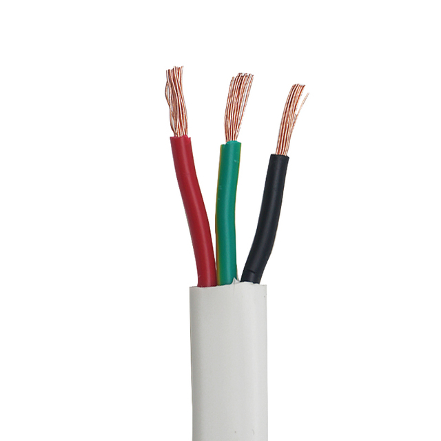 TPS Cable 2C+E 2.5mm² 7/067 SAA Approved Thermoplastic Sheathed Power Cable PVC Insulation Stranded Red/Black/White Flat Cable