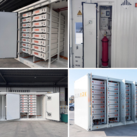 Conteneur de stockage de batterie 500 kW 1 MWh à refroidissement par air/liquide avec LiFePO4 haute densité pour l'alimentation sans interruption des centres de données