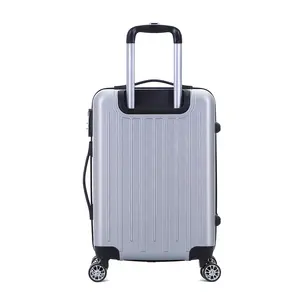 Custom resistente ai graffi grande capacità ABS valigia resistente TSA lucchetto da 20 pollici Trolley valigia Unisex set per i viaggi