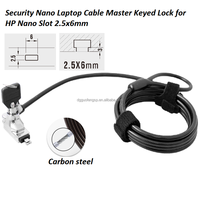 Verrou de câble Nano HP Verrou de câble à clé Câble de sécurité pour ordinateur portable Verrou de câble Nano