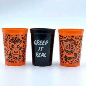 Gobelet de stade 16 oz lisse pour bière, événements, mariages, promotion, gobelet en plastique 16 oz entièrement imprimé en couleur - Product Image 6